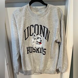 UConn Huskies Gray Sweater
